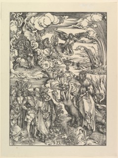 The Babylonian Whore, from The Apocalypse. Facsimile.n.d. Creator: Albrecht Durer.