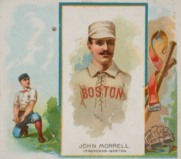 John Morrell, 1st Baseman, Boston, from World's Champions, Second Series