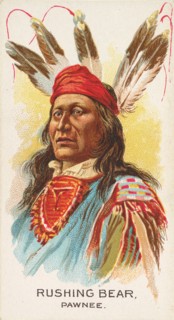 Rushing Bear, Pawnee, from the American Indian Chiefs series