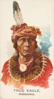 True Eagle, Missouria, from the American Indian Chiefs series