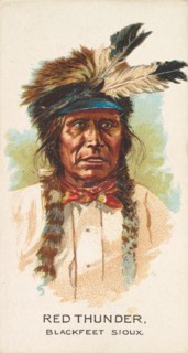 Red Thunder, Blackfeet Sioux, from the American Indian Chiefs series