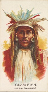 Clam Fish, Warm Springs, from the American Indian Chiefs series