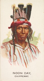 Noon Day, Chippeway, from the American Indian Chiefs series