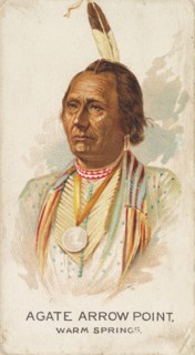 Agate Arrow Point, Warm Springs, from the American Indian Chiefs series