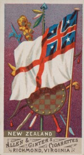 New Zealand, from Flags of All Nations, Series 1