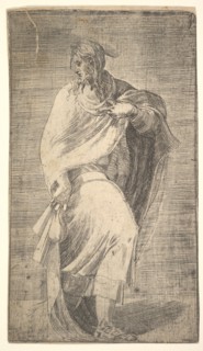 Saint Matthew, from 'Christ and the Apostles', ca. 1548-50. Creator: Andrea Schiavone.