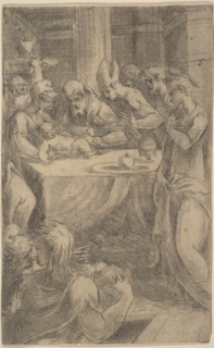 The circumcision of Christ, ca 1542-46. Creator: Andrea Schiavone.
