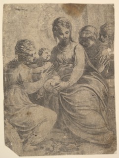 The Virgin and Child accompanied by saints, ca. 1550. Creator: Andrea Schiavone.