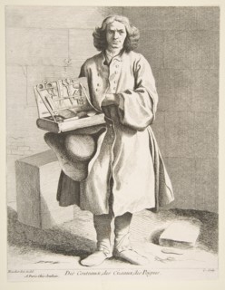 Peddler of Knives, Scissors and Combs, 1742. Creator: Caylus, Anne-Claude-Philippe de.