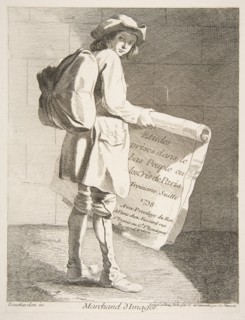 Picture Seller, 1738. Creator: Caylus, Anne-Claude-Philippe de.