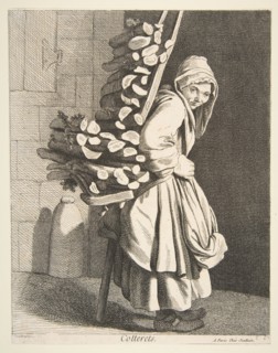 Bundled Firewood Seller, 1746. Creator: Caylus, Anne-Claude-Philippe de.