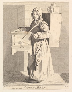 Organ Grinder, 1737. Creator: Caylus, Anne-Claude-Philippe de.