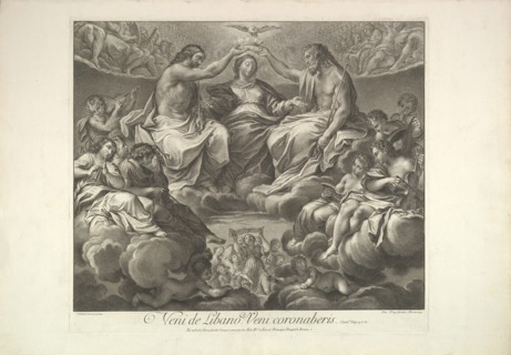 Coronation of the Virgin, 1741. Creator: Unknown.