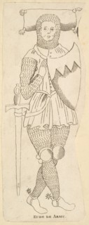 Monument of Eudo de Arsie, ca. 1790. Creator: Unknown.