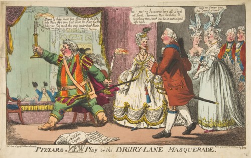 Pizzaro a New Play or the Drury-Lane Masquerade, June 11, 1799. Creator: Unknown.