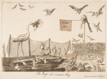 The Frogs Who Wanted a King, July 14, 1789. Creator: Unknown.