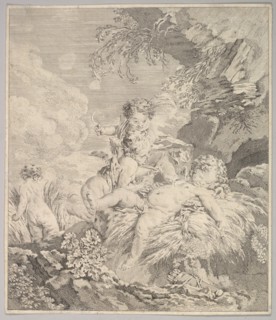 Cupids Tickling Each Other, 18th century. Creator: Unknown.