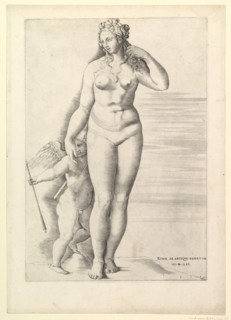 Speculum Romanae Magnificentiae: Venus and Eros, 1561. Creator: Unknown.