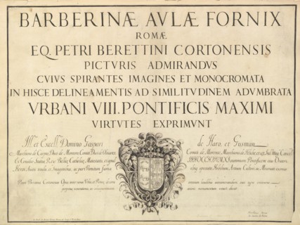 Barberinae aulae fornix, ca. 1677. Creator: Unknown.