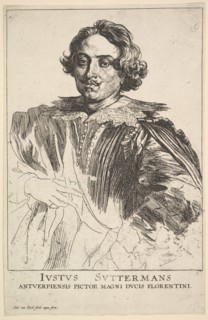 Portrait of Justus Suttermans, 17th century. Creator: Anthony van Dyck.