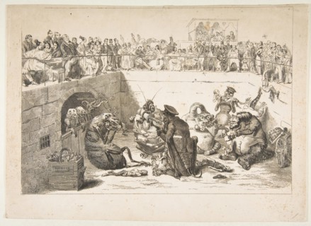 The People Delivered to the Vampire Taxes, May 1833. Creators: Jean Ignace Isidore Gerard, Auguste Raffet.