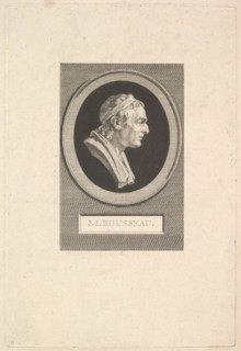 Portrait of Jean-Jacques Rousseau, 1801. Creator: Augustin de Saint-Aubin.