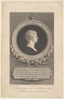 Portrait of De Larive, 1785. Creator: Augustin de Saint-Aubin.