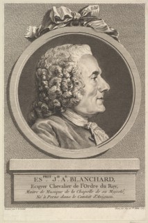 Portrait of Esprit-Joseph-Antoine Blanchard, 1767. Creator: Augustin de Saint-Aubin.