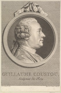 Portrait of Guillaume Coustou, 1770. Creator: Augustin de Saint-Aubin.