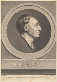 Portrait of Denis Diderot, 1766. Creator: Augustin de Saint-Aubin.