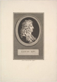 Portrait of Louis XIV, 1779. Creator: Augustin de Saint-Aubin.