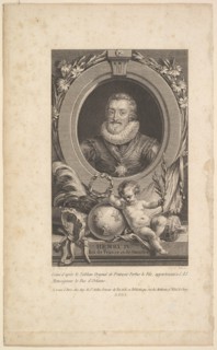 Portrait of Henri IV, 1777. Creator: Augustin de Saint-Aubin.