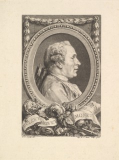 Portrait of Jean Monnet, 1765. Creator: Augustin de Saint-Aubin.