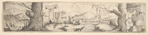 Landscape, 1545. Creator: Augustin Hirschvogel.