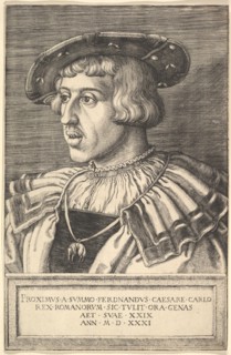Emperor Ferdinand I, 16th century. Creator: Barthel Beham.