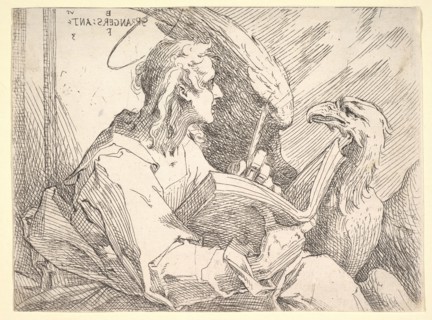 Saint John the Evangelist, ca. 1596. Creator: Bartholomeus Spranger.