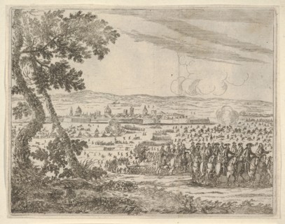 Francesco I d'Este Dissolved the Siege of Reggio, from L'Idea di un Principe ed Eroe Crist..., 1659. Creator: Bartolomeo Fenice.