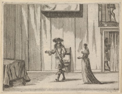 Francesco I d'Este Speaks About his Victories with an Honest Comportment, from L'Idea di u..., 1659. Creator: Bartolomeo Fenice.