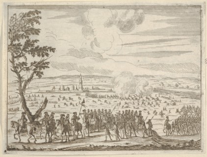 Francesco d'Este Leads the French Army After the Difficult Resolution of Cremona without L..., 1659. Creator: Bartolomeo Fenice.