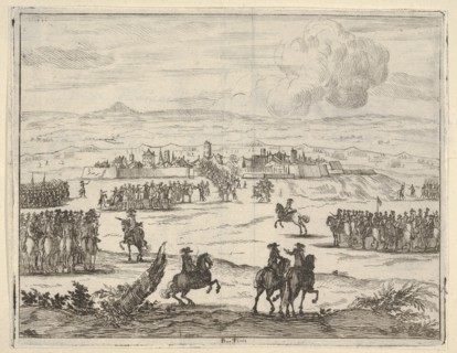 After a Long Siege, Francesco I d'Este, with the Aid of the French Army, Takes Valencia, f..., 1659. Creator: Bartolomeo Fenice.