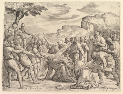 Christ Carrying the Cross, ca. 1552. Creator: Battista Franco Veneziano.