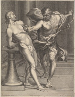 Scourging of Christ, 1680-1719. Creator: Benoit Thiboust.