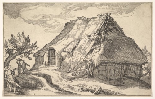 Landscape with Farmhouse, 1613. Creator: Boetius Adams Bolswert.