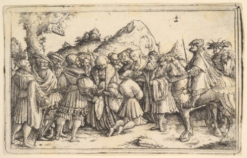 The pardoning of a criminal, 1531. Creator: Christoph Bockstorffer.