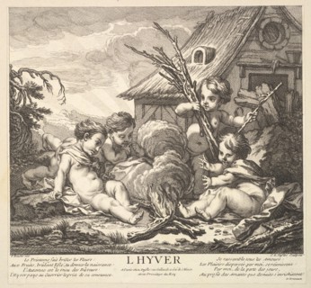Winter, 1735-86. Creator: Claude Augustin Duflos le Jeune.