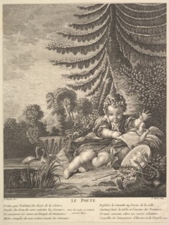 The Poet, ca. 1753. Creator: Claude Augustin Duflos le Jeune.