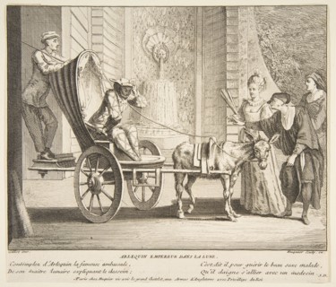 Harlequin, Emperor on the Moon.n.d. Creators: Claude Gillot, Jacques Gabriel Huquier.