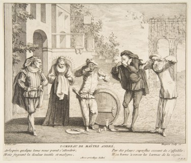 The Death of Maitre Andre.n.d. Creators: Claude Gillot, Jacques Gabriel Huquier.