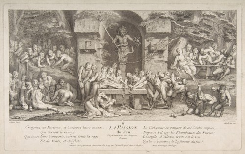 The Passion for Gambling.n.d. Creator: Claude Gillot.