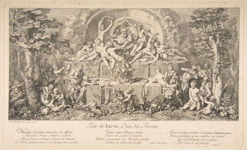 The Feast of the Faun.n.d. Creator: Claude Gillot.